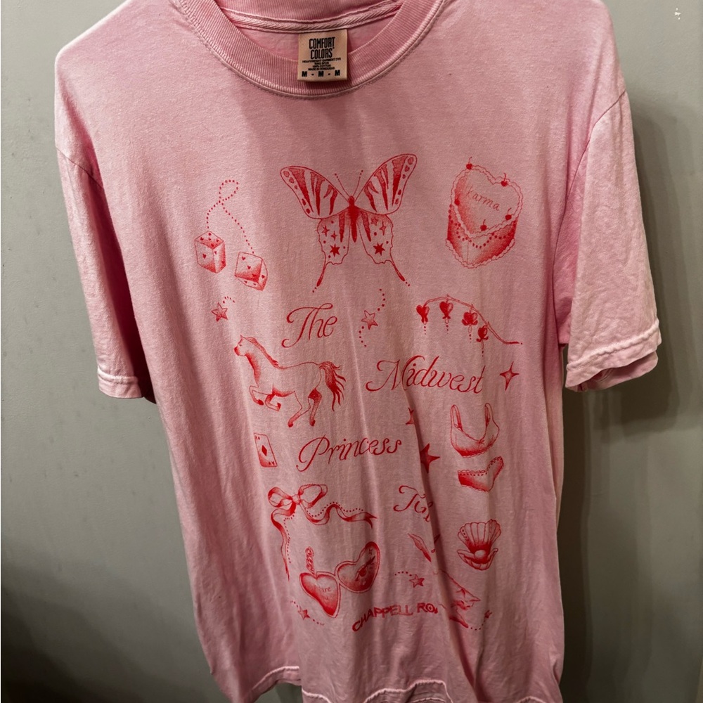Chappell Roan Midwest Princess Pink Graphic T-Shirt NWOT